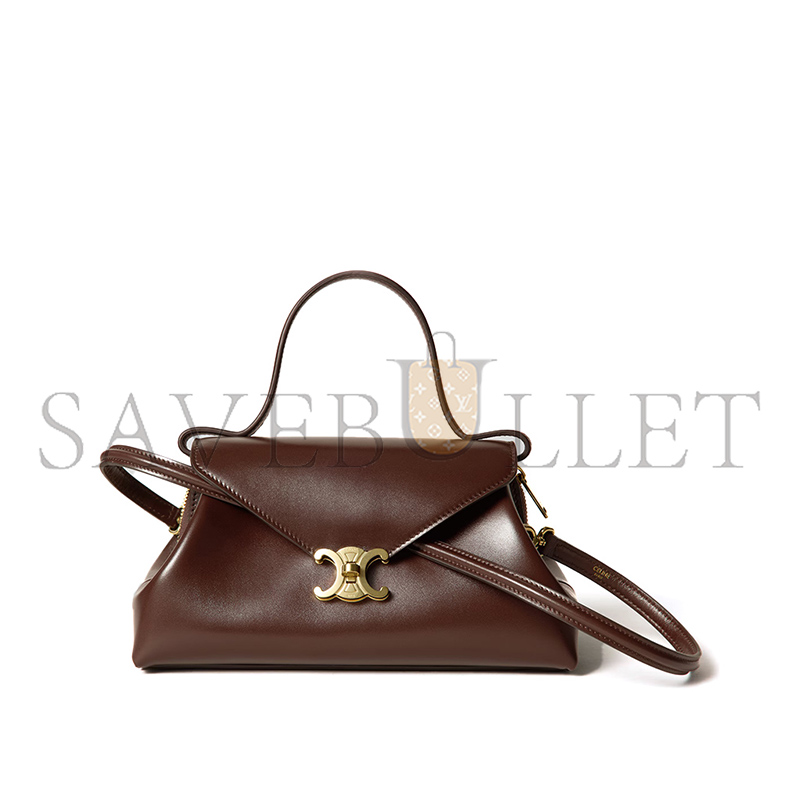 Ce1i*e SMALL FLAIR IN SHINY CALFSKIN L10BF5B53.18CH (24*12*9cm)